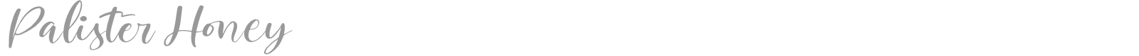 Palister Honey font preview